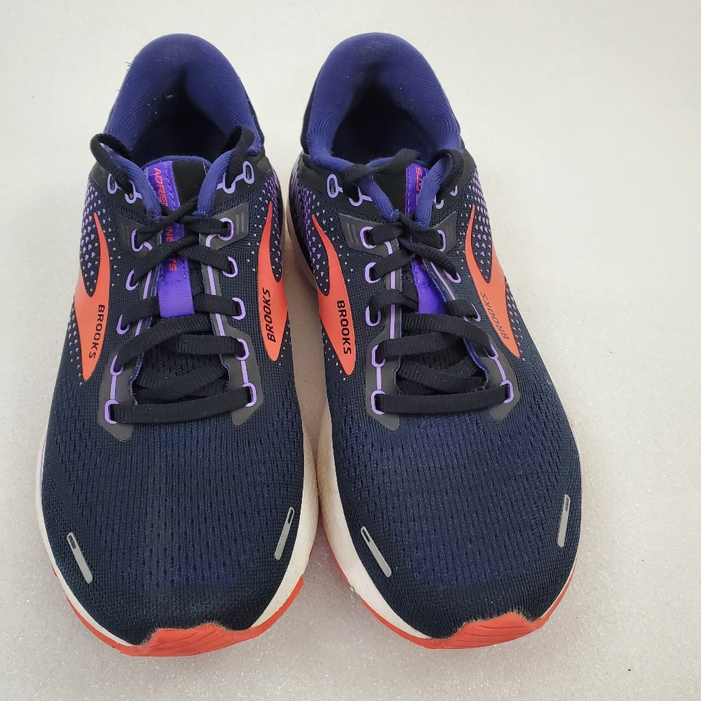 Brooks Adrenaline GTS 22 women's size 8 Navy Blue Purple - Picture 2 of 7